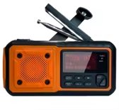Zwengelradio, DAB/FM, noodradio met Bluetooth radio, zwengel, noodgevallen, met 5000 mAh batterij, led-zaklamp & leeslicht, SOS-alarm voor wandelen, kamperen, outdoor