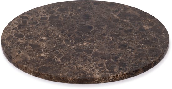 Tables Design Au Meilleur Prix, Table De Repas WIDO Plateau Marbre Marron