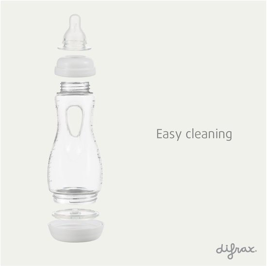 Difrax Handgreep Babyfles - 240 ml - 2 Stuks van Merkloos — afbeelding 4