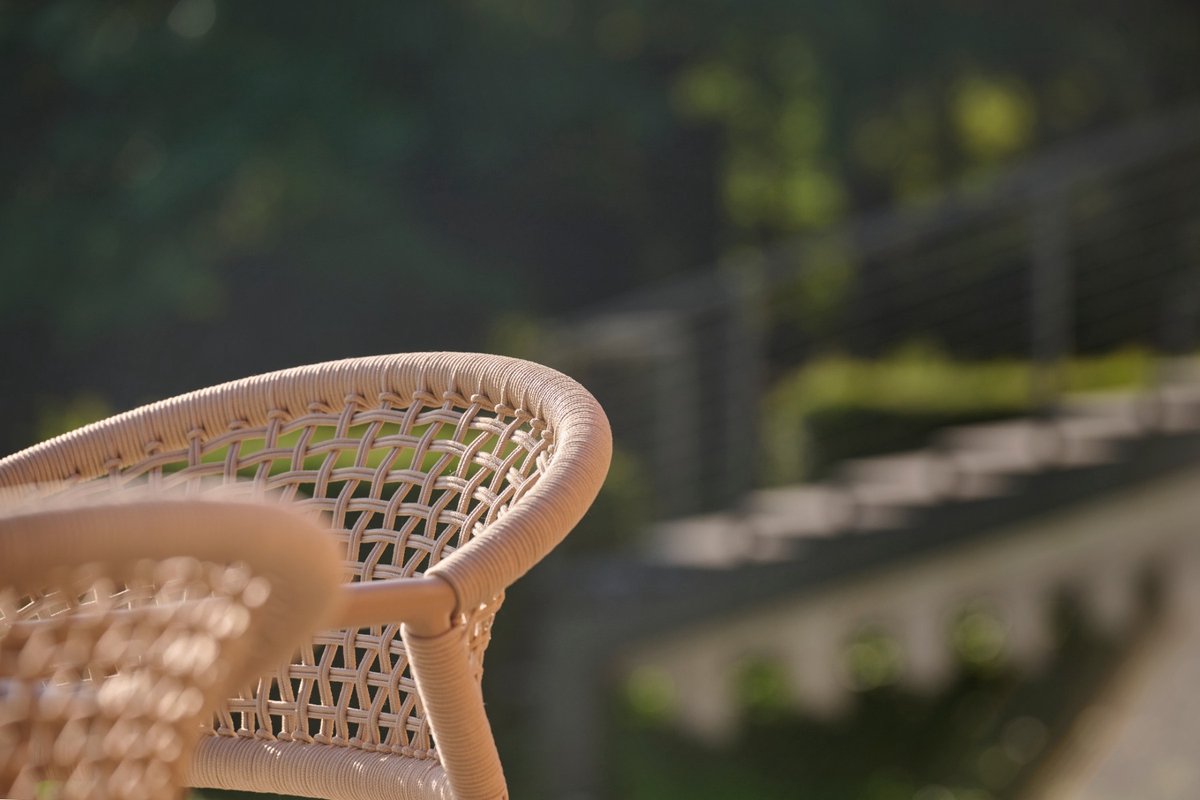 Hartman Taragona chaise de jardin empilable rope dining - Cappuccino