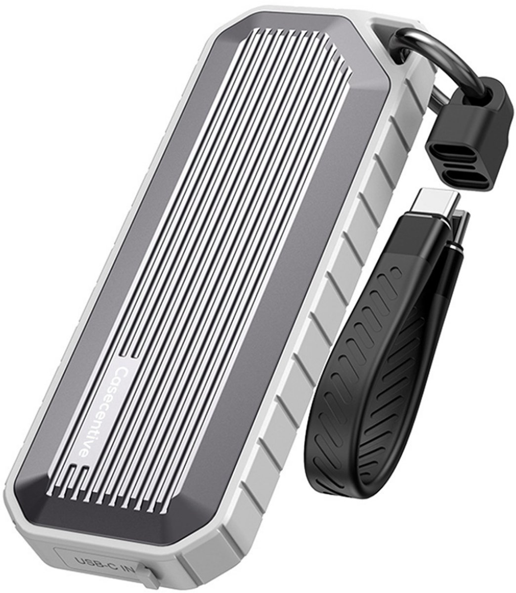 Casecentive USB4 Serie – SSD Behuizing – 10 Gbps high-end snelheid – Tot 8TB NVMe opslag – Ingebouwde koeling – Compatibel met Mac, Windows, PlayStation & Xbox