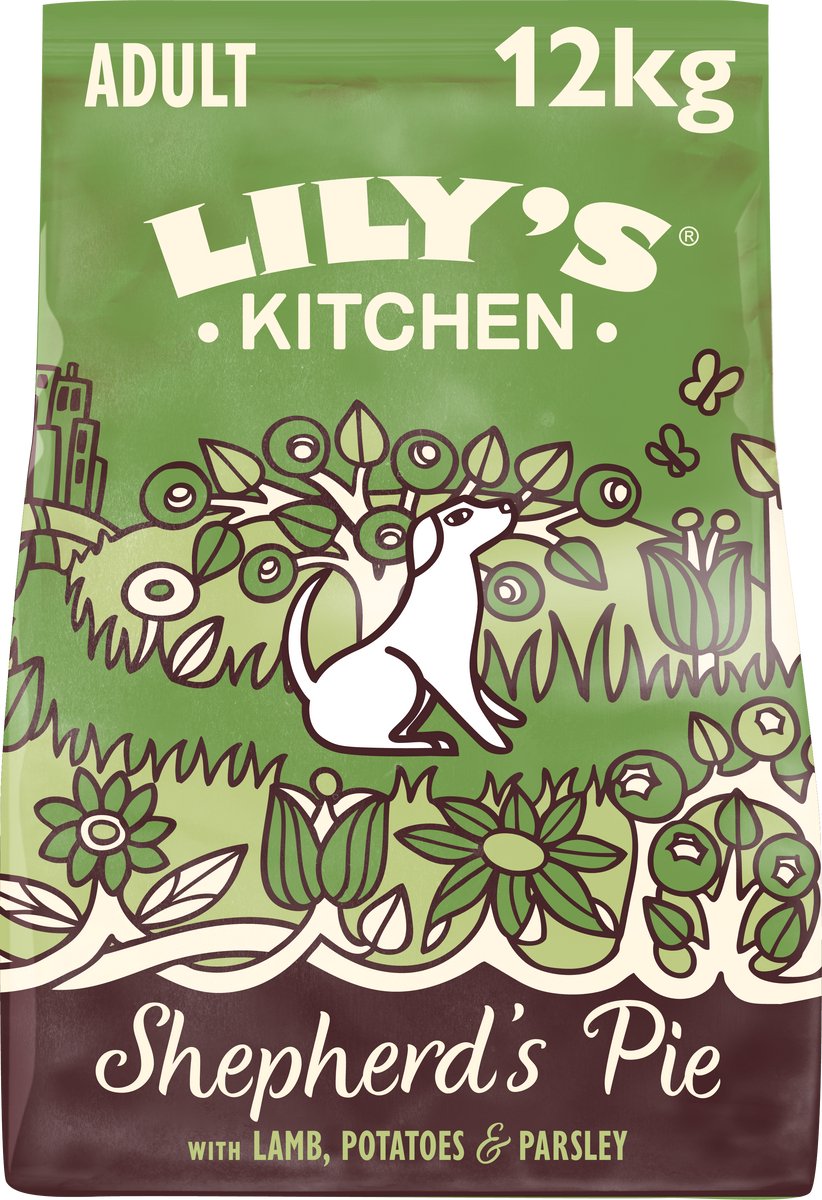 Lily&apos;s Kitchen Adult Shepherd&apos;s Pie lam met aardappel hondenvoer 12 kg