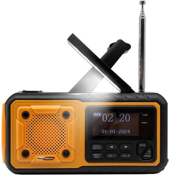 NoodNieuws Draagbare NoodRadio