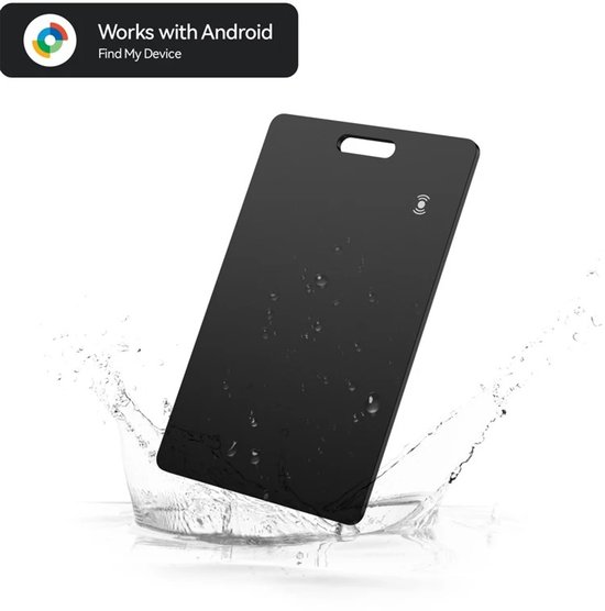 Android Locatie Tracker – GPS Tracker – Draadloos Oplaadbare - Smart Wallet Tag - Zonder Abonnement – Waterbestendig en Compatibel met Alle Android Telefoons