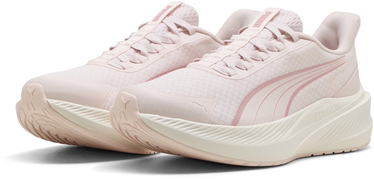 PUMA Dasher Lite SlipTech Unisex Sportschoenen Jasmine Flower-Warm -Rosy Outlook Wit