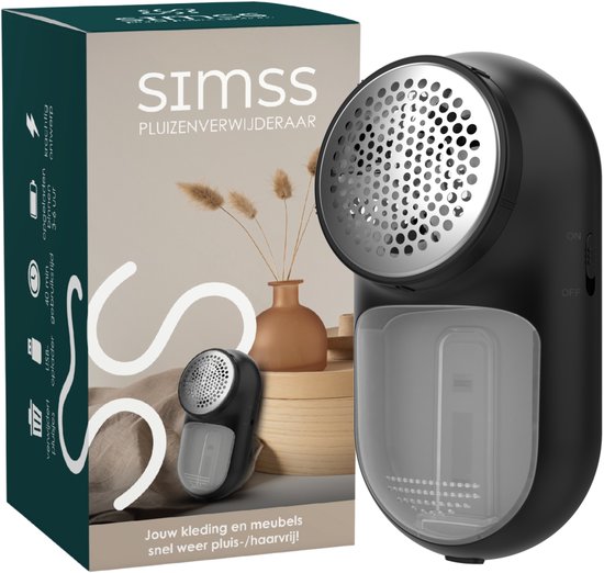 Simss® - 2-in-1 Pluizenverwijderaar – Ontpluizer & Pluizentondeuse – Draadloos, Elektrisch en Oplaadbaar – Voor Kleding, Meubilair en Beddengoed