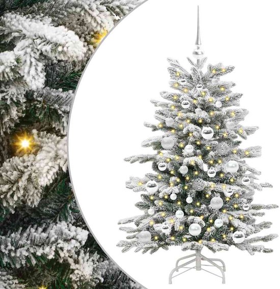 vidaXL Kunstmatige Inklapbare Kerstboom met 150 LED Groen 150 cm PVC