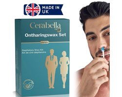 Neuswax - Allergeenvrij - Tot 10 Behandelingen - Cerabella® Ontharings Neus Wax Set - Neusontharing - Neushaartjes Verwijderen - Neushaar Waxen - Nose Wax Kit - Wax Parels - 100gr Wax Beans