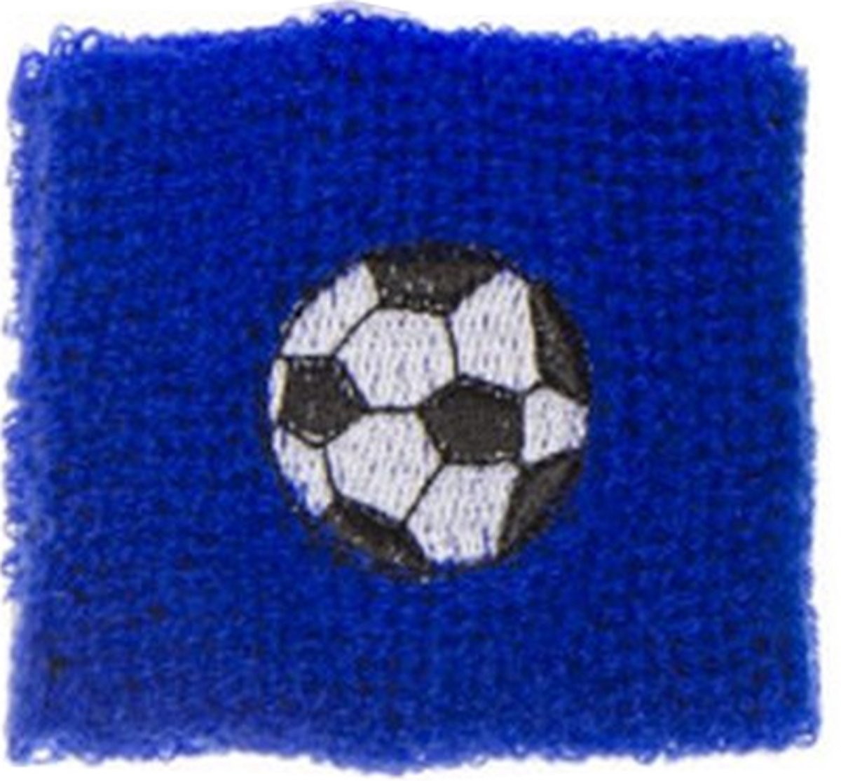 Zweetbandje Voetbal - Blauw - Cadeautje onder de 5 euro