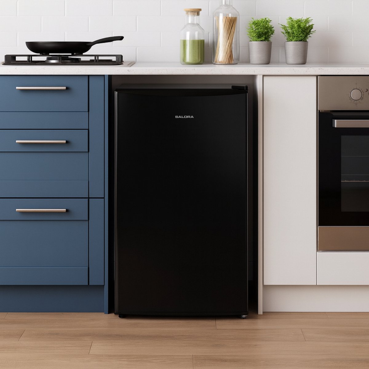Salora COOLFREEZE47BL - Koelkast - Koelkast Tafelmodel - Koelkasten - Zwart - 93 L - 2025 — afbeelding 5