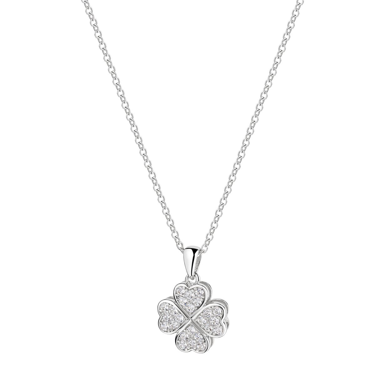 Celesta Silber Anhänger mit Kette 925 Silber rhodiniert