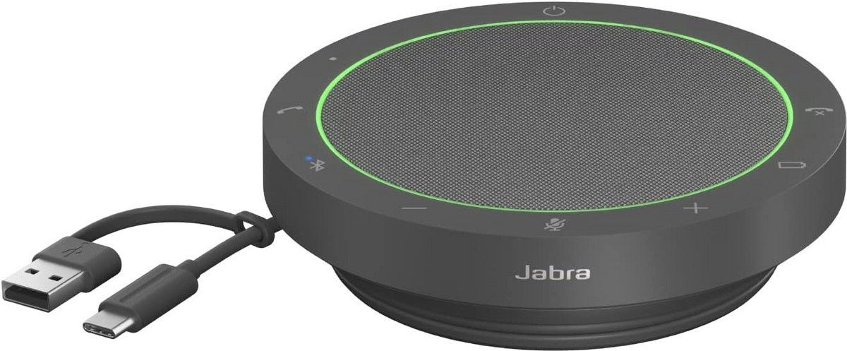 Draadloze Bluetooth Speakerphone met 4 Noise Cancelling Microfoons - Compact Ontwerp - Geavanceerde Geluidskwaliteit