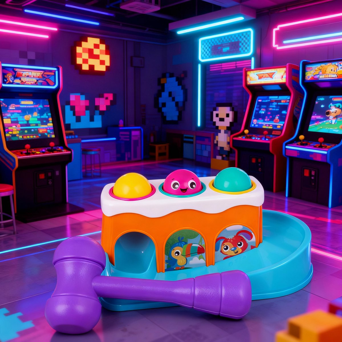 Playgro Bop 'N Roll Ramp - Activity-center - Baby Speelgoed met hamer - Baby speelgoed - Interactief speelgoed Baby - Educatief speelgoed - Kraam Cadeau- Speelgoed Baby — afbeelding 4