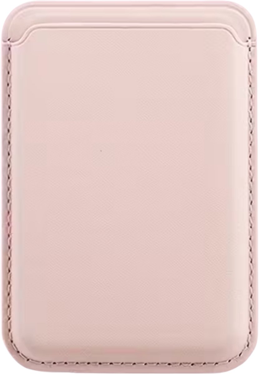 Magnetische Pasjeshouder – Geschikt voor MagSafe – PU-Leren Cardholder – Magnetische Wallet – Light Pink – Geschikt voor iPhones met MagSafe – 4 season must haves