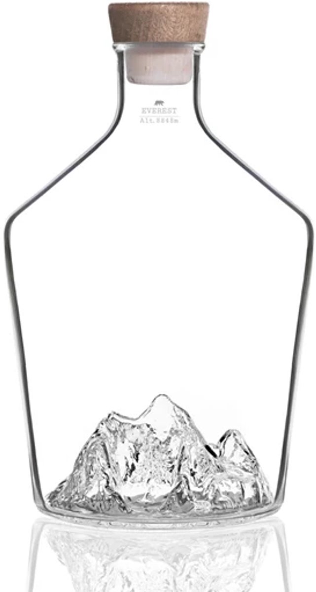 Alaskan Maker Topographic karaf met stop Mont Everest