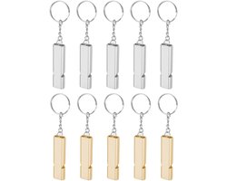 OUYLAF fluitje - fluit - 10pcs - noodfluitje - noodfluit - fluitjes noodfluit - 120dB - Fluitje met Hoge Decibel - voor Wandelen, Kamperen, Trekking, Survival, SOS