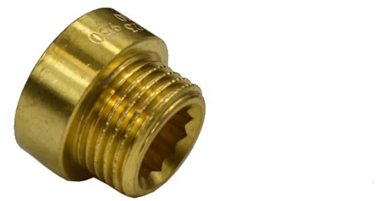 Draadfitting Messing Kraanverlenging 3/4" AG x 3/4" IG 10 mm
