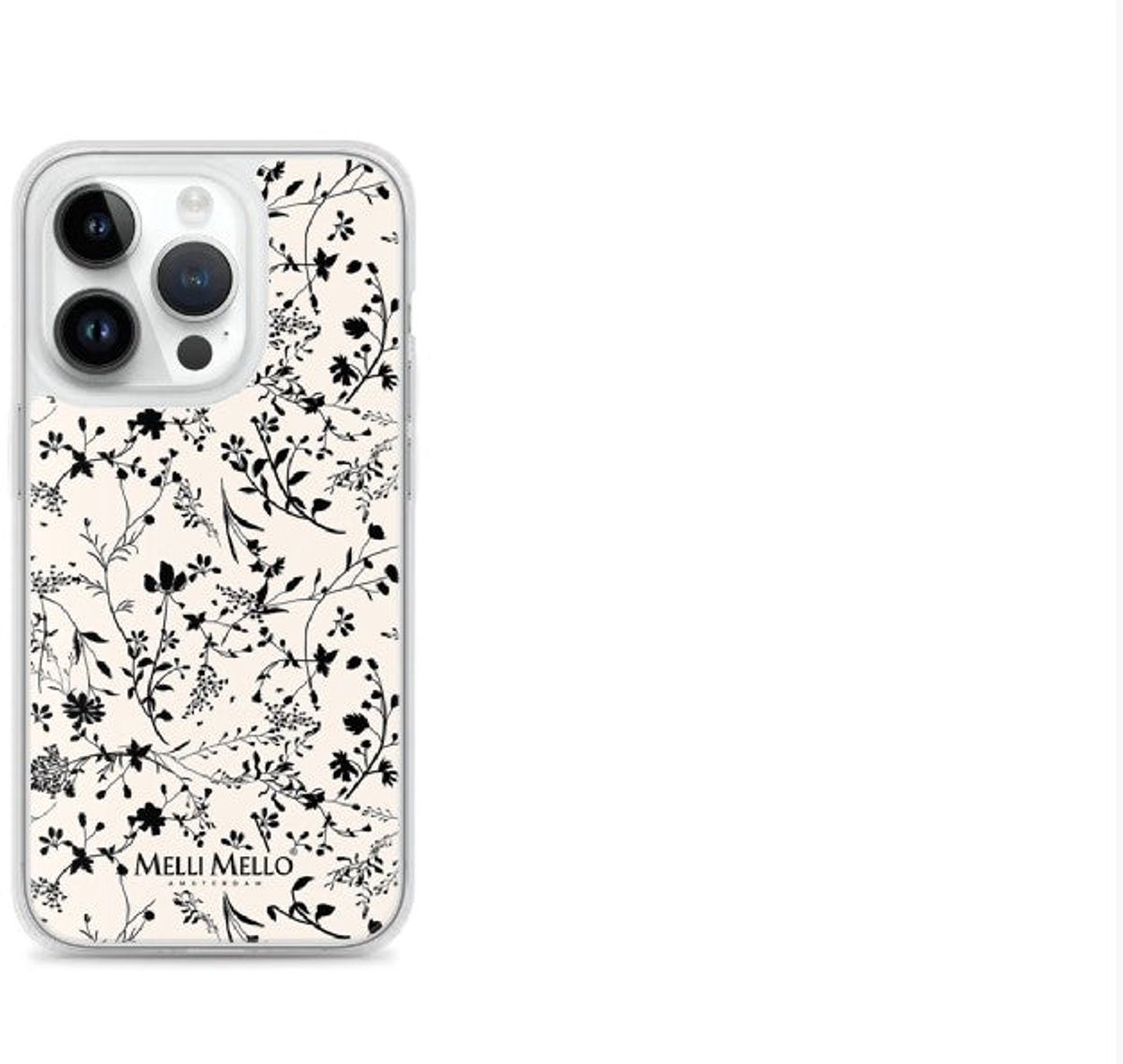 Melli Mello Telefoonhoesje Crimson Palm (Soft case) - Apple iPhone 14 Pro