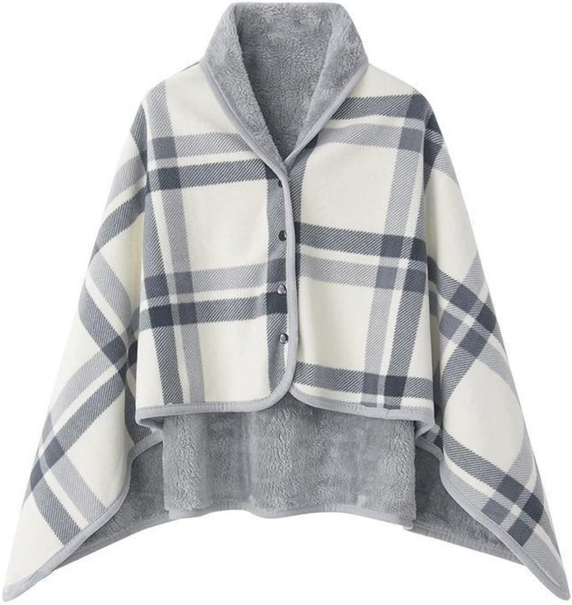 Warme Winterponcho voor Dames – Gebreide Cape Cardigan voor Comfort en Stijl