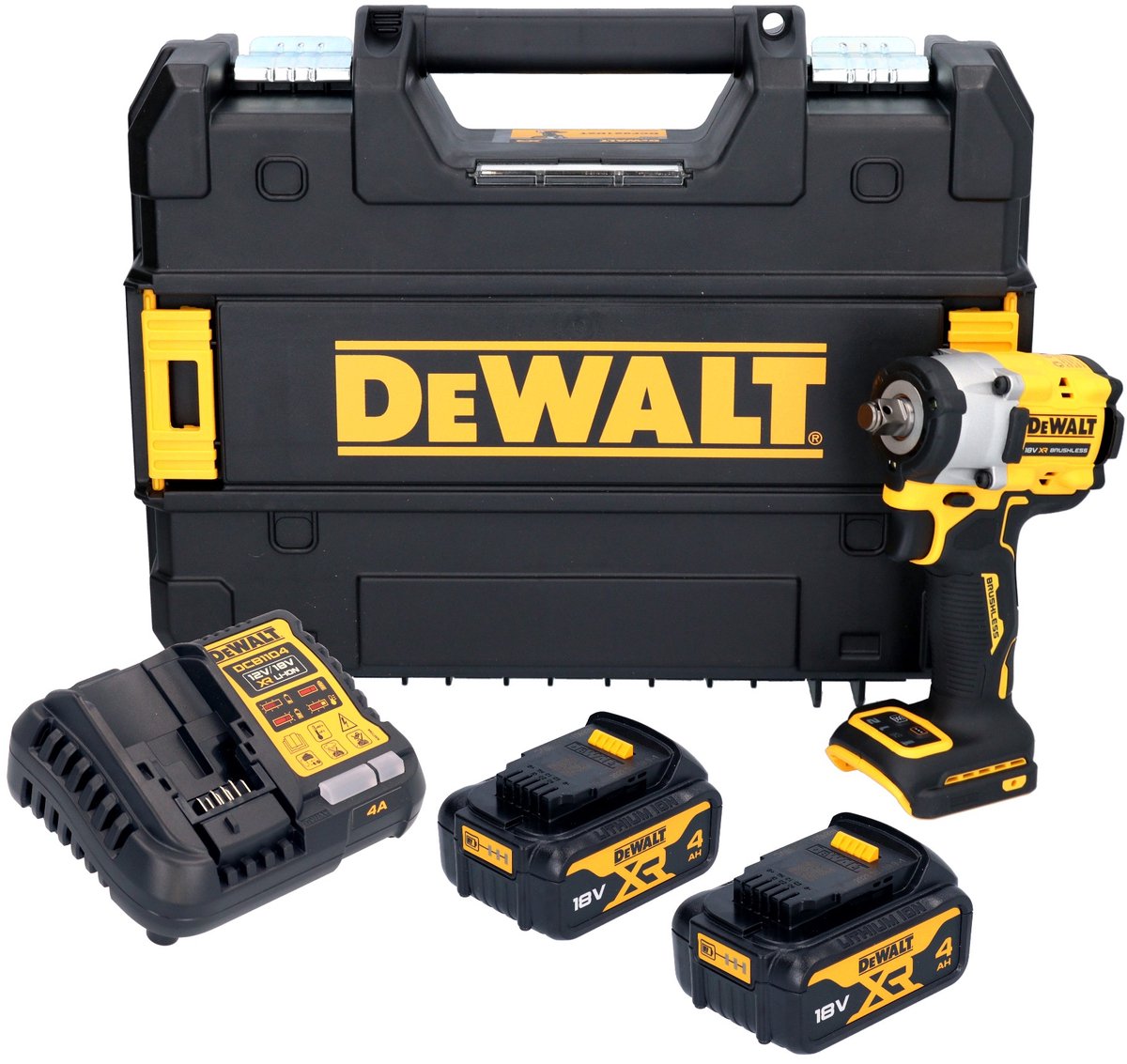 DeWalt DCF 921 NT accu-slagmoersleutel 18 V 400 Nm 1/2" borstelloos + TSTAK - zonder accu, zonder oplader