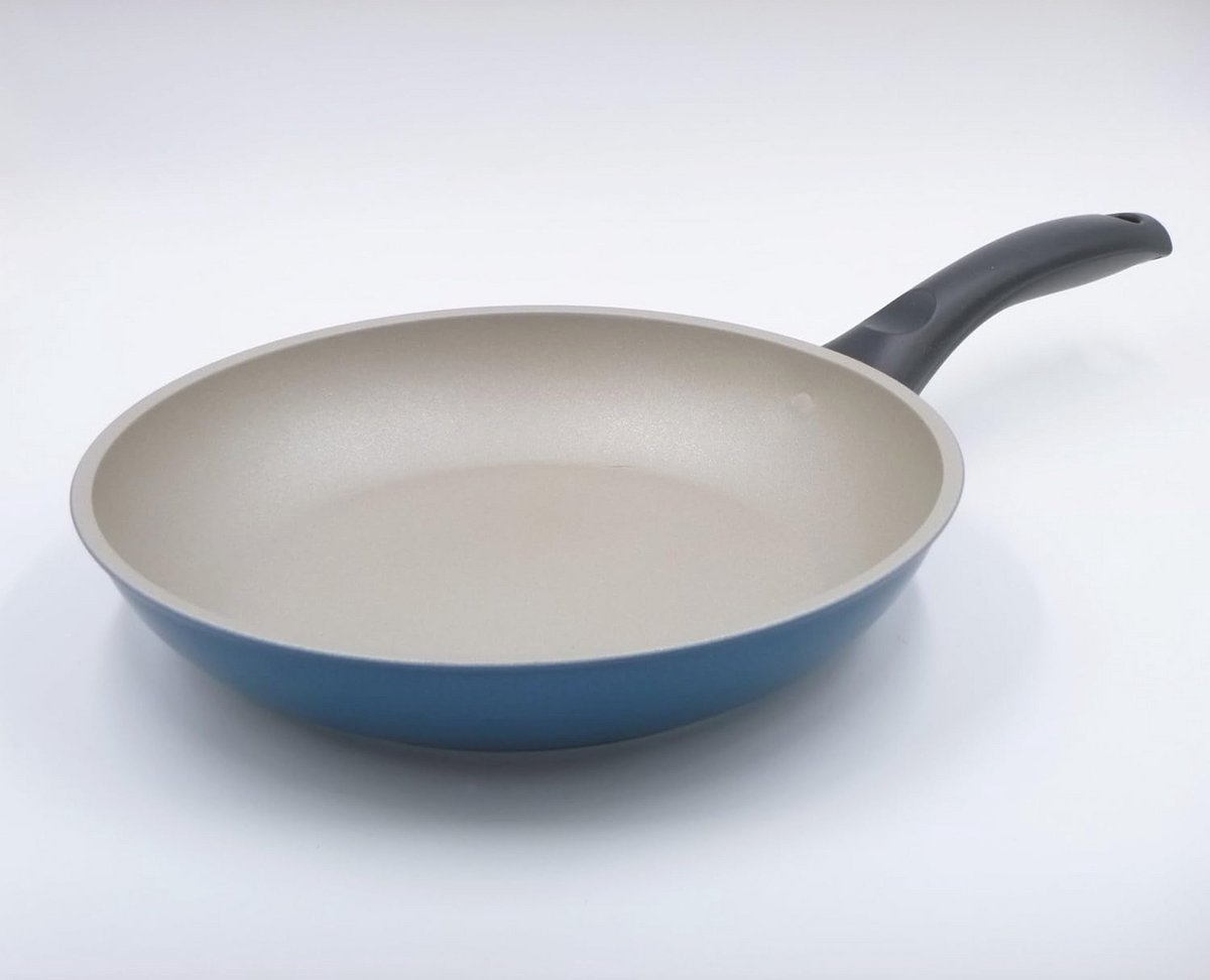 Koekenpan Zerocolor met antiaanbaklaag - 24 cm - Geschikt voor inductie, glaskeramiek en gas