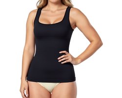 Corrigerende Shapewear Top Dames - Mouwloos - Zwart - Maat S - Naadloos - Corrigerende Body - Onzichtbaar Topje - Corrigerend Ondergoed Dames - Shapewear Topje - Tanktop Dames - Damestop