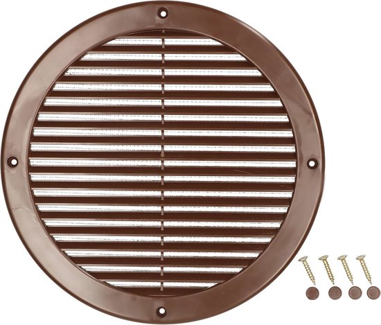 Rond buitenluchtrooster aluminium BLR-GD - 200 mm