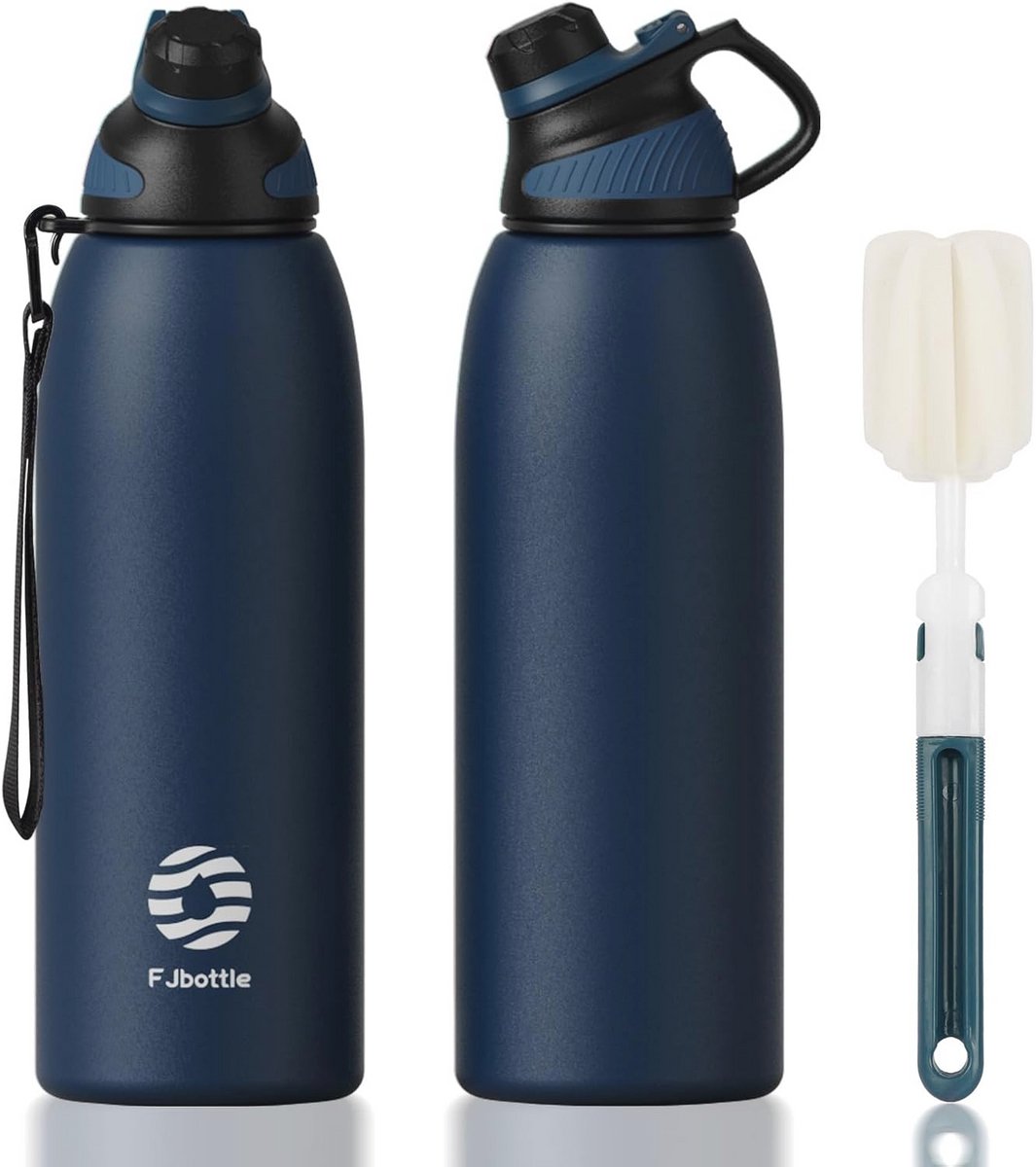 RVS Waterfles Sport met Magnetische Dop – Geschikt voor Koolzuur – BPA-vrij & Lekvrij – Thermosfles voor School, Fitness, Kinderen