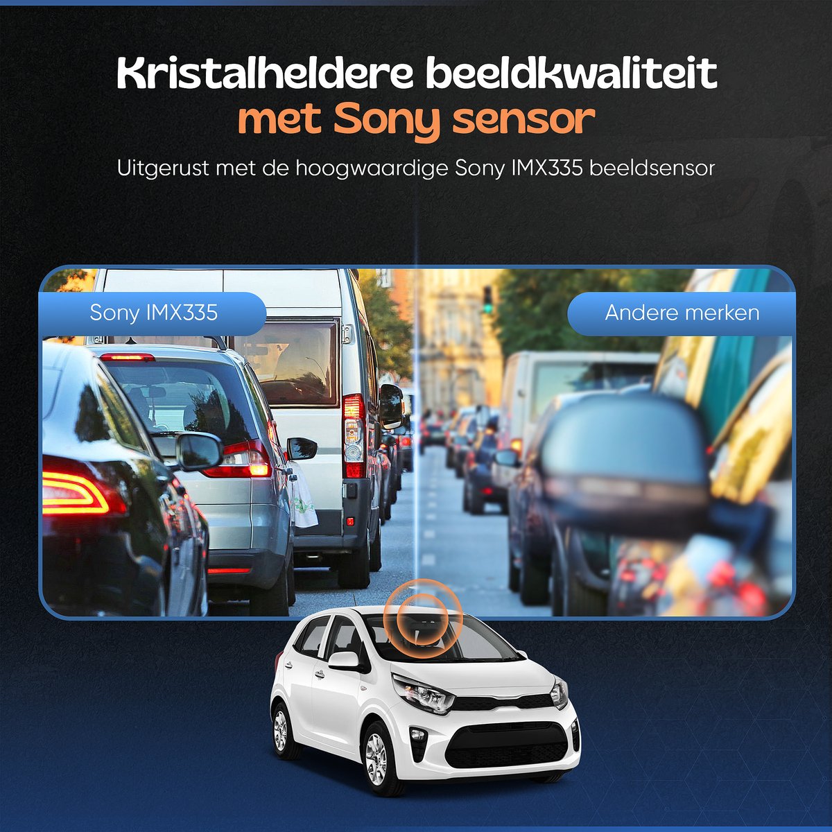 Sony Camigoo T8 Pro - Dashcam - Ultra 4K - 64GB micro SD Kaart U3 thumbnail 5