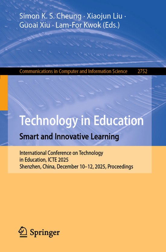 Communications in Computer and Information Science2752- Tech ... - cover