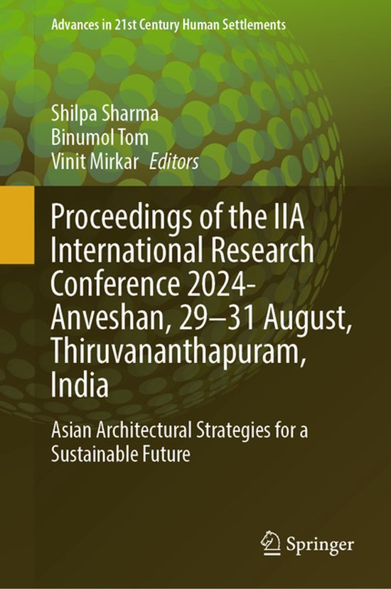 Advances in 21st Century Human Settlements- Proceedings of t ... - cover