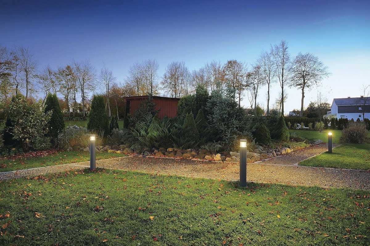 Buitenverlichting LED Armatuur voor Paden en Ingangen - Antraciet IP54 20W