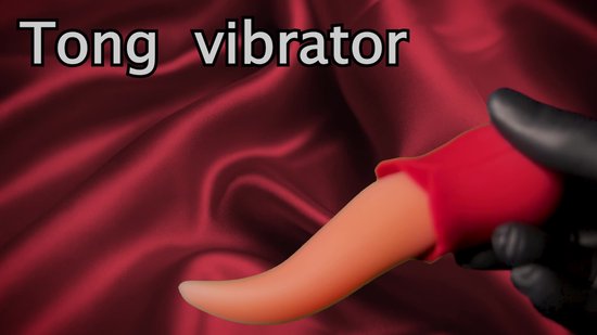Tong Vibrator - Likkende Tong Vibrator - Bef Vibrator - Dildo Vibrator - Clitoris Stimulator - 10 standen - Siliconen