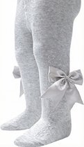 Soft Touch - Jacquard Maillot met Strik - Grijs - Maat 0-3 mnd - 62