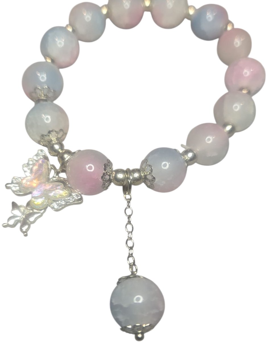 Armband Butterfly pink