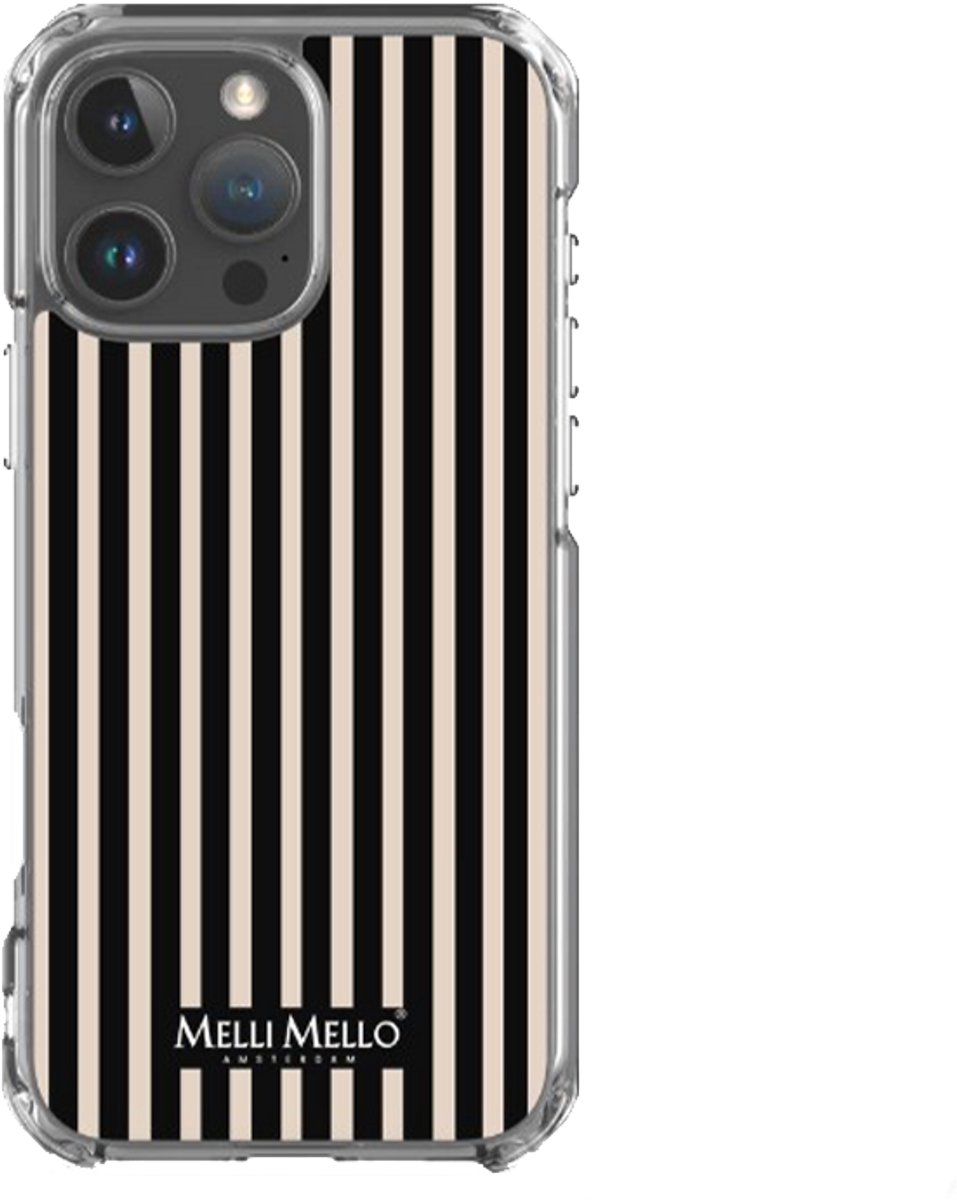 Melli Mello Telefoonhoesje Midnight Lines (Soft case) - Apple iPhone 16 Pro Max