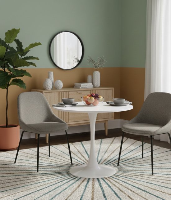 Ronde eetkamertafel 110cm doorsnee