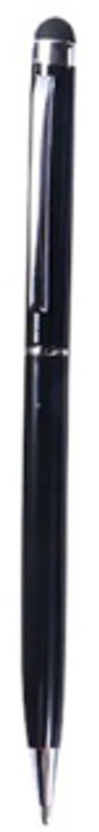 DrPhone SX Pro V3 Universele 2-in-1 Stylus Pen met Balpen – Compatibel met capacitieve Touchscreens met Rubber Tip – Zwarte Inkt - Zwart