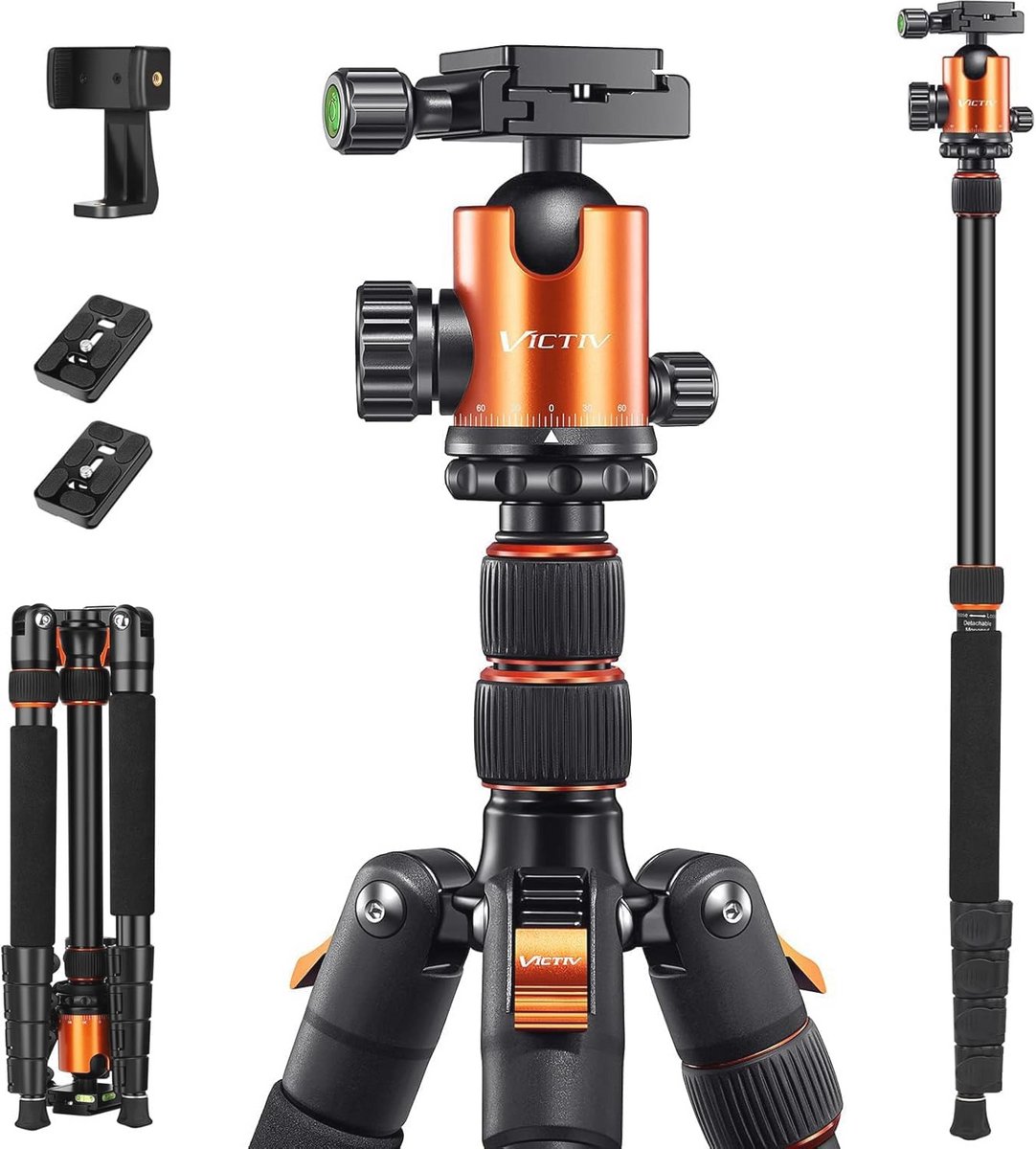 Aluminium Caminatiele Boogtafel voor DSLR tot 81 inch
