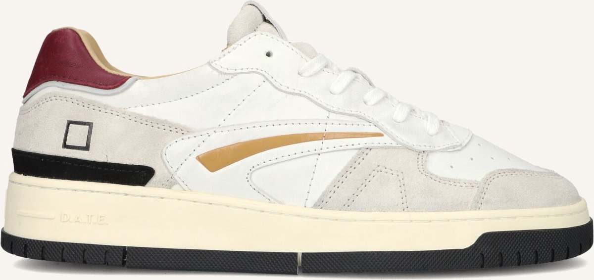 D.A.T.E Torneo Pure Vintage Sneakers - Leer - Heren - Wit - Maat 44