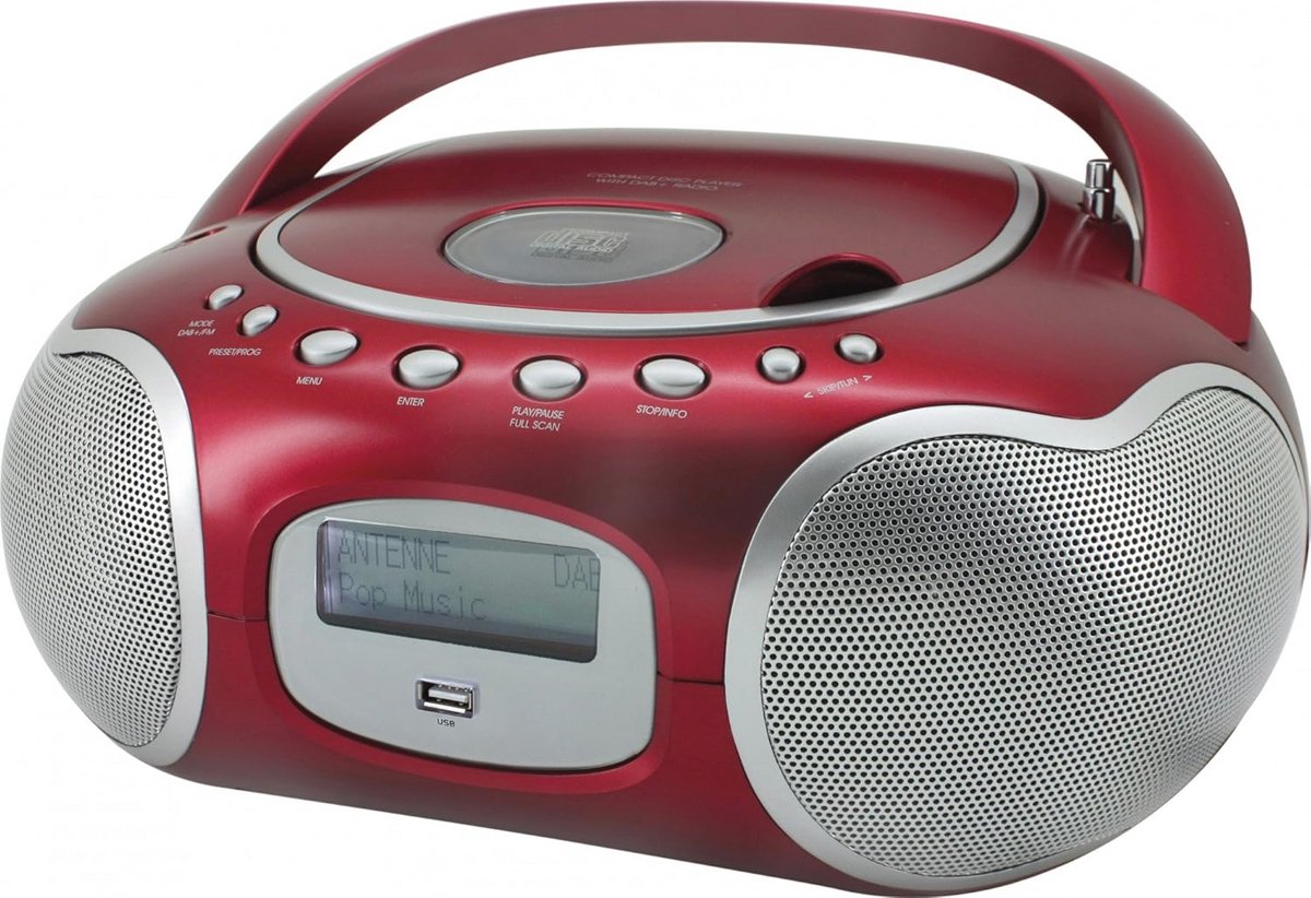 Draagbaar stereo-systeem met DAB+, FM en CD-speler - 3 W Vermogen