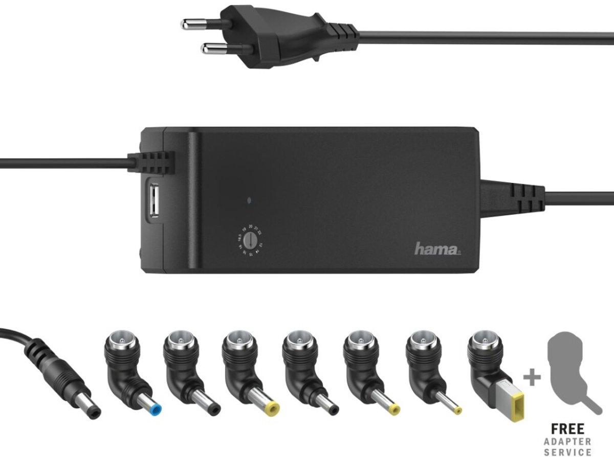 Hama Universele notebook-netadapter, 12-22V/90W