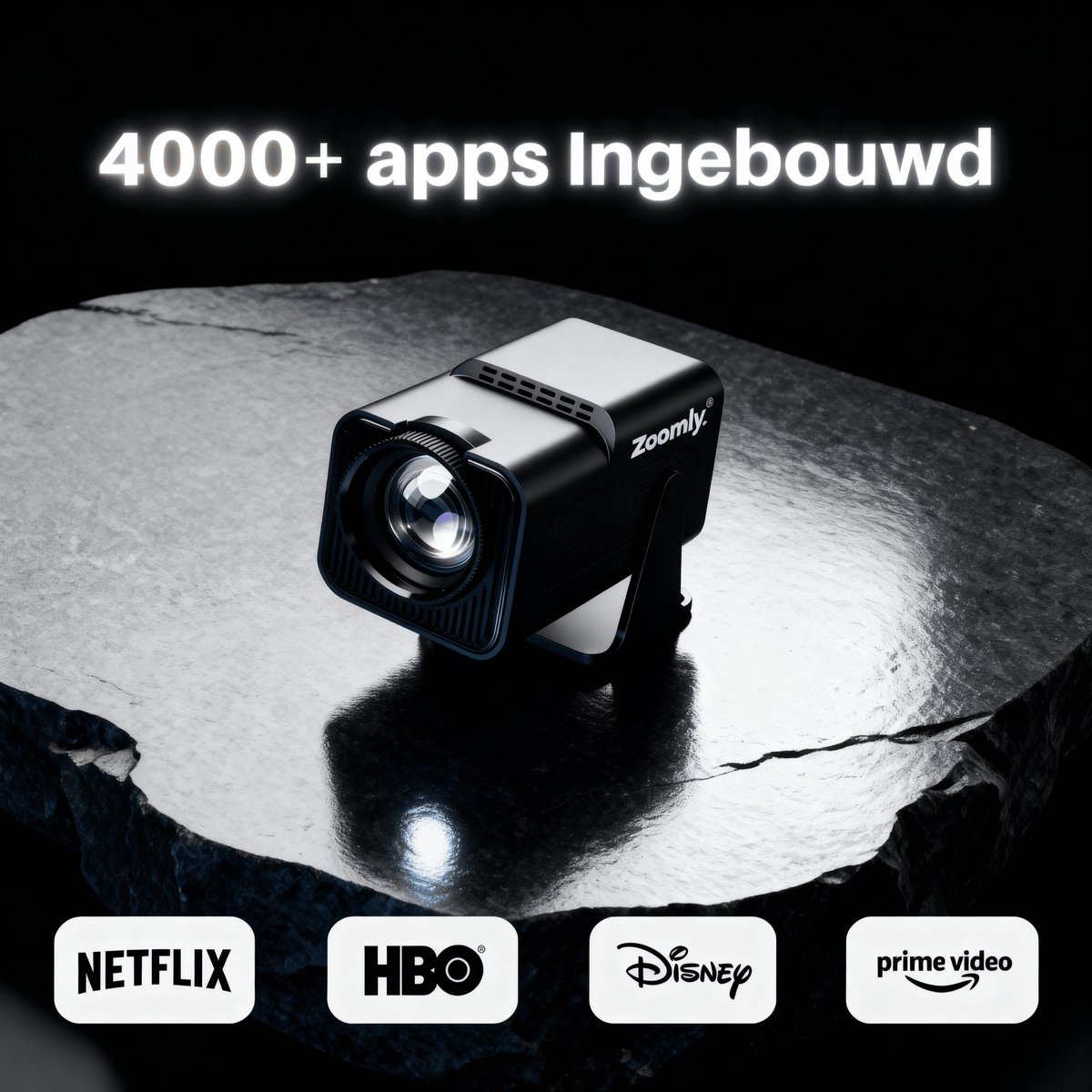 Zoomly Pro MAX - Draagbare Smart Beamer thumbnail 6