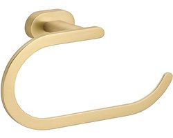 Rea 110 Til - Handdoekhouder - Geborsteld Goud - 22,5X6,5X12Cm