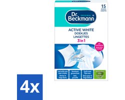 Dr. Beckmann Active White Sheets 15 stuks per verpakking - Voordeelverpakking - 4 stuks
