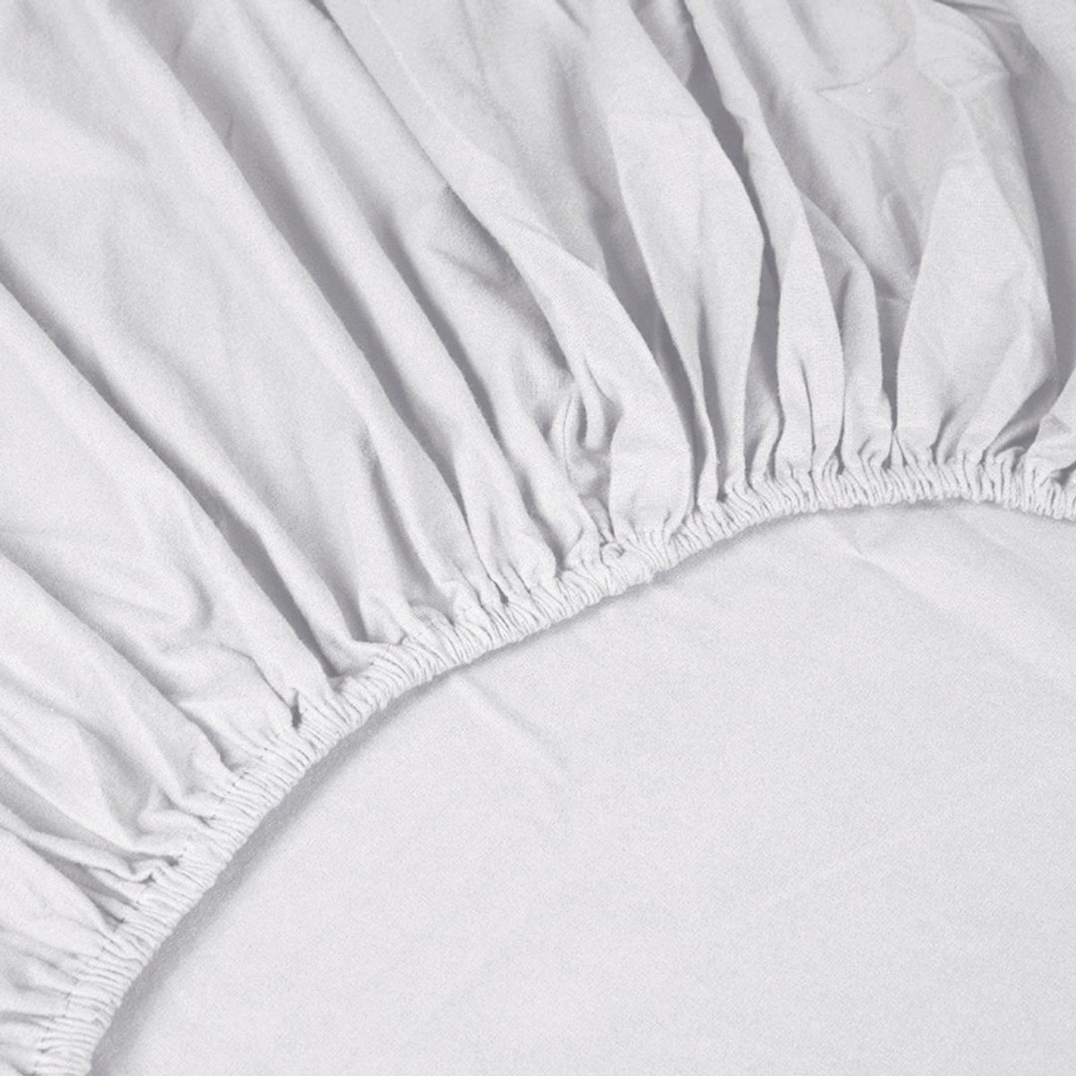 Kayori Atsui Hoeslaken Flanel - 160x200-210cm - Matrasdikte 35 cm - Heerlijk warm - Wit