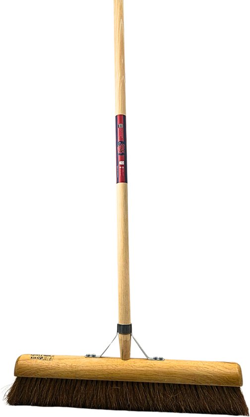 Synx Tools bezem Coco BinnenBezem 50 cm - Bezem - Bezems - Zaalveger - kokos - Zachte Bezem - Veger - Cocos haren - met Houten steel 150cm van Synx Tools — afbeelding 5