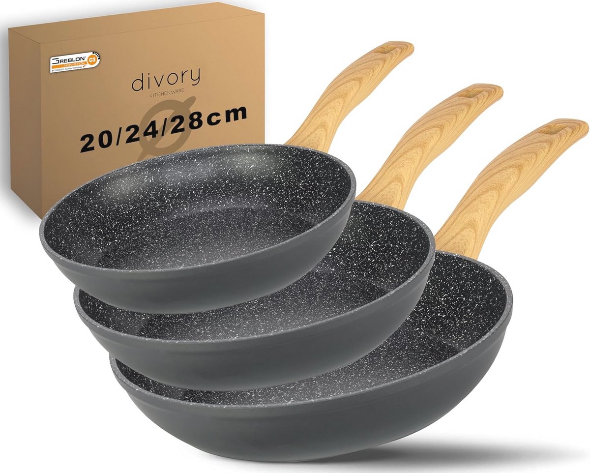 Kleine Koekenpan 16cm - Antiaanbaklaag voor Alle Fornuizen - Vaatwasserbestendig