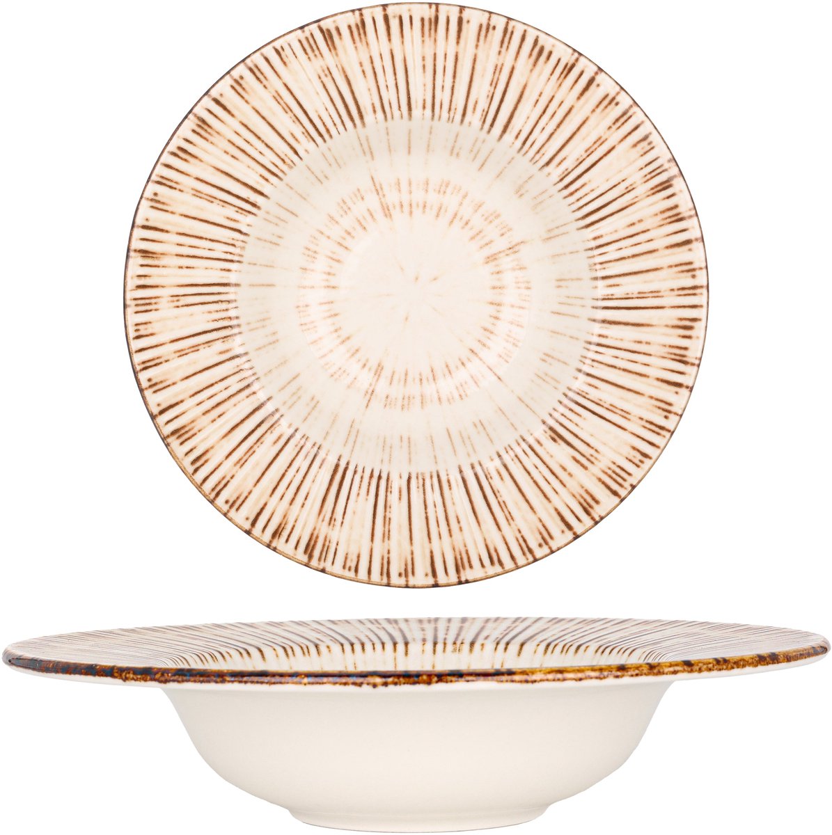 By Bone Pastabord - Legna - Porselein - 28 cm (480cc) - set van 2