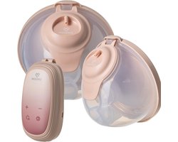 Moomz® Elektrische Borstkolf Flex Pro – Handsfree & Draagbaar – BPA-Vrij – Dubbele Borstkolf – Roze